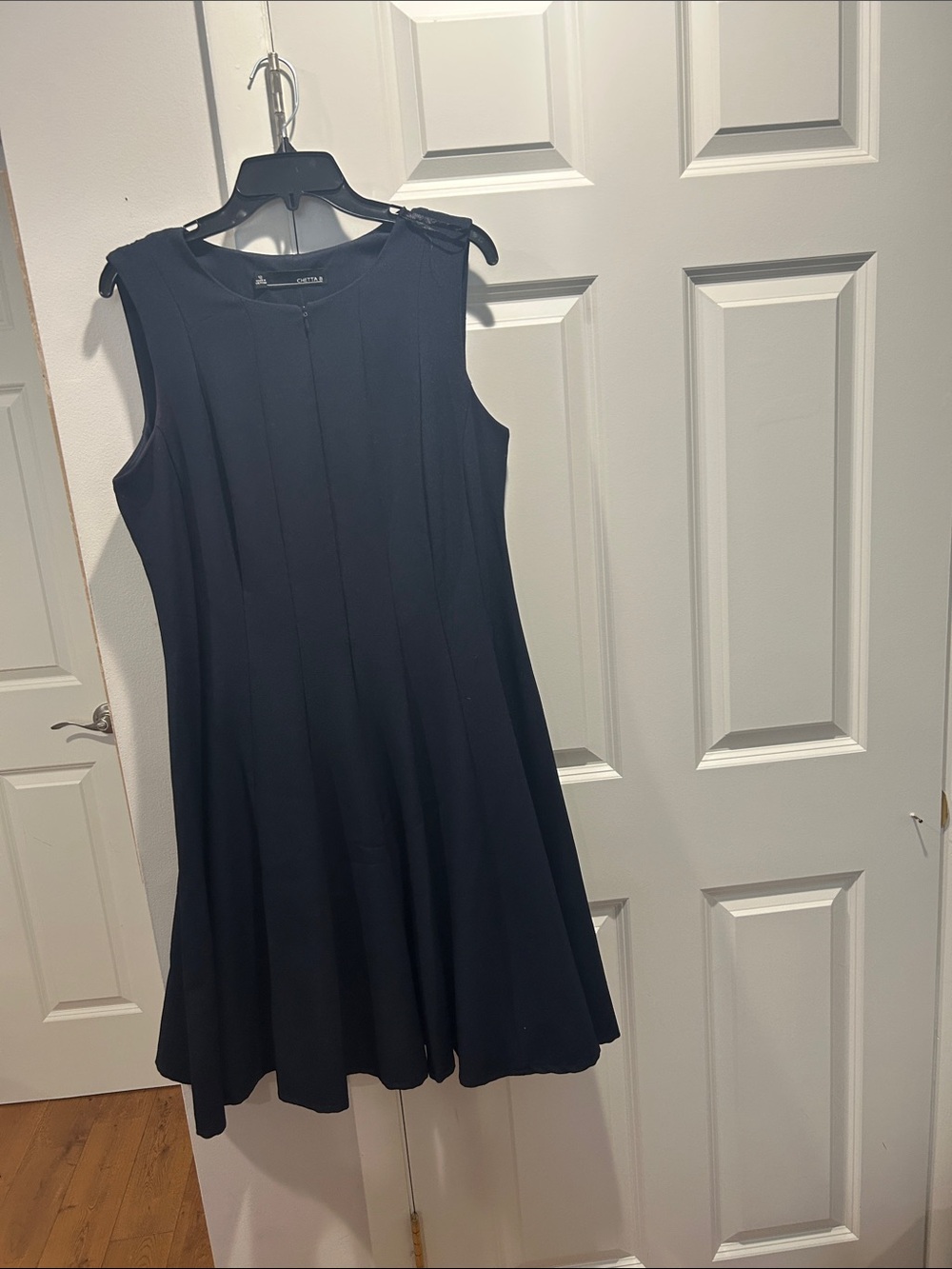 Sleeveless A-Line Navy Women's Dress